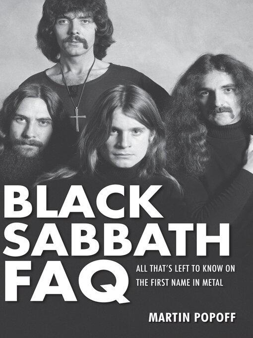 Title details for Black Sabbath FAQ by Martin Popoff - Available